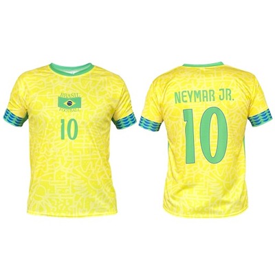 Koszulka piłkarska - NEYMAR JR BRAZYLIA - 128 cm