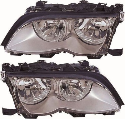 GRILLES LAMPS BMW 3 E46 '98-'05 SET DEPO  