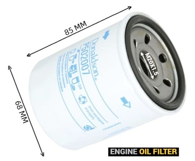 Filtr oleju minikoparki VOLVO EC13 EC14 EC15B EC20 EC20B EC25 EC30 EC35