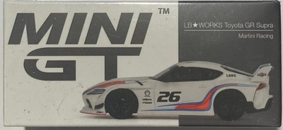 MINI GT LB WORKS TOYOTA GR SUPRA MARTINI RACING