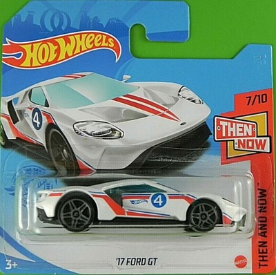 HOT WHEELS '17 FORD GT THEN AND NOW 2021 NOWY