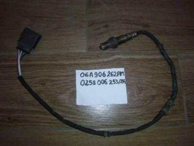 Датчик лямбда-зонд audi vw 0258006253/254 фото №1