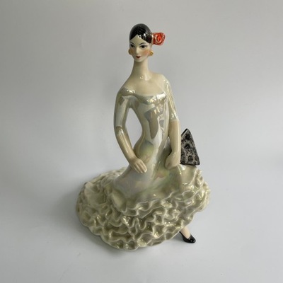 Porcelanowa Tancerka Flamenco Hiszpanka Kiev figurka radziecka