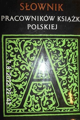 Słownik pracowników książki polskiej -