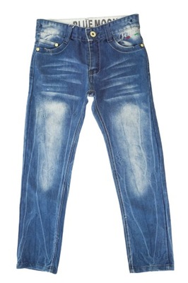 M347 Spodnie Jeans guzik rozmiar (6) 110/116