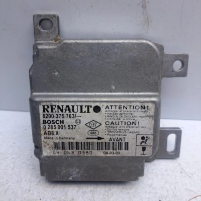 Датчик модуль подушка безопасности renault clio 2 2 8200375763 0285001537 фото №1
