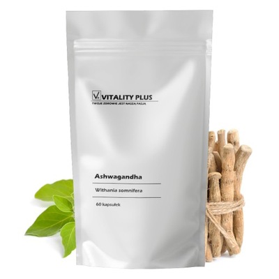 ASHWAGANDHA ŻEŃ-SZEŃ INDYJSKI 500mg 60 kapsułek