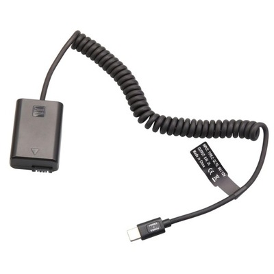 Atrapa baterii Np-Fw50 z akcesorium do kabla USB C