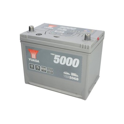 АККУМУЛЯТОР YUASA 12V 75AH 650A P+ YBX5068