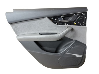 Audi q7 4m оббивка обшивка двері лівий задня шкіра фото №1