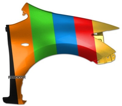 Крыло правый do toyota auris e15 07-10 3t3 фото №1