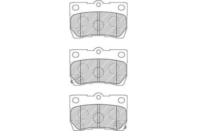 КОЛОДКИ ТОРМОЗНЫЕ LEXUS GS IS C IS II IS III 2.2D-4