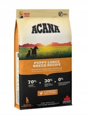 ACANA Heritage Puppy Large Breed dla psa 11.4 kg