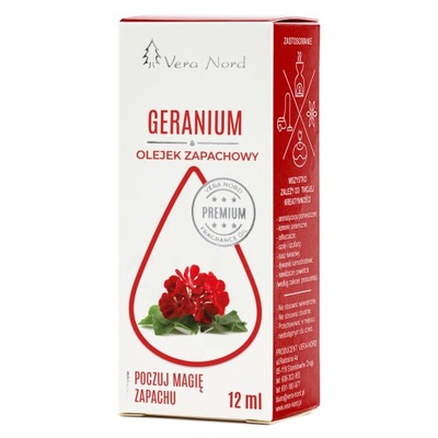 Olejek Zapachowy GERANIUM Vera Nord 12 ML