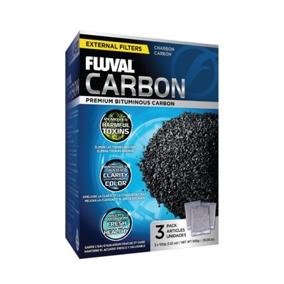 Wkład węgiel aktywny 3x 100g Fluval Carbon