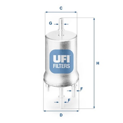 ФИЛЬТР ТОПЛИВА UFI 31.832.00