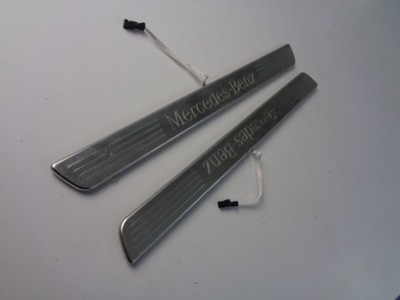 Накладки пороговые led mercedes gla h247 2019- фото №1