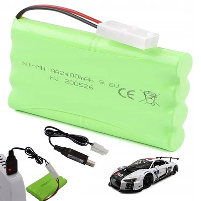 AKUMULATOR PAKIET NIMH 9.6V 2400MAH WTYCZKA TAMIYA