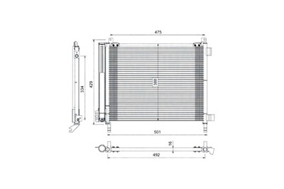 MAGNETI MARELLI CONDENSADOR NISSAN MICRA IV K13_1.2  