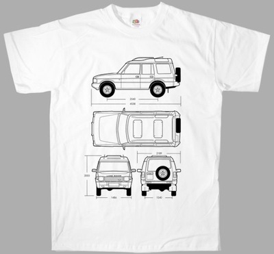 LAND ROVER KOSZULKA T-SHIRT - TAMAÑO DE S PARA XXL  