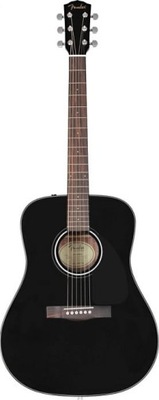 Gitara Akustyczna - Fender CD 60S Dreadnought Black WN