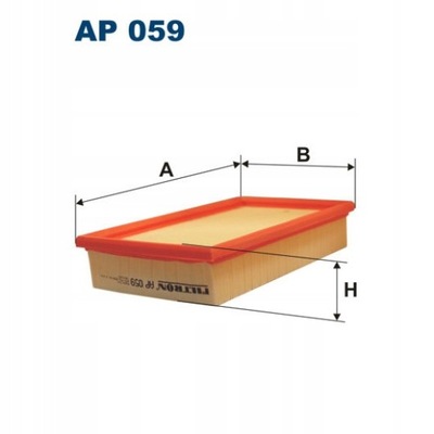 ФИЛЬТРON AP 059 ФИЛЬТР ВОЗДУХА