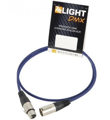 MLight DMX 1 pair 110 Ohm 1m przewód DMX 3-pin