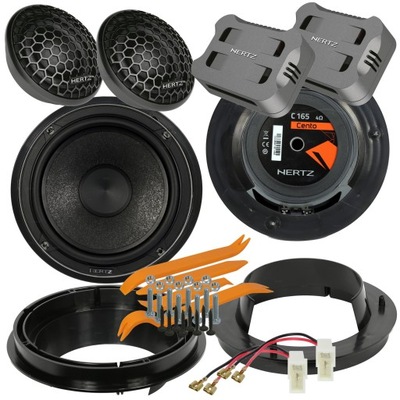 HERTZ ESK CK 165 ALTAVOCES SUZUKI SPLASH PARTE DELANTERA PARTE TRASERA  