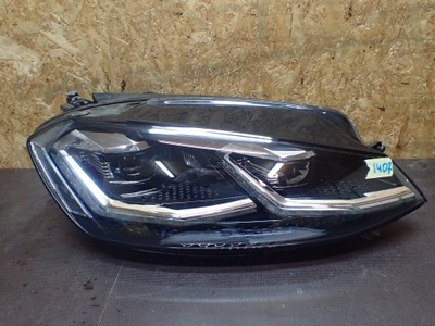 Лампа перед правая vw golf vii 7 full led lift фото №1