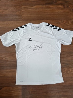 Piłka Ręczna Koszulka Hummel z podpisem Mariusza Jurasika rozm L