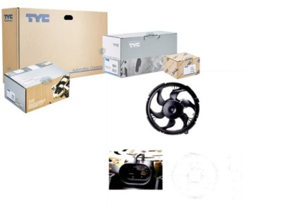 Вентилятор радиатора с корпус fiat stilo 1.2-1. фото №1