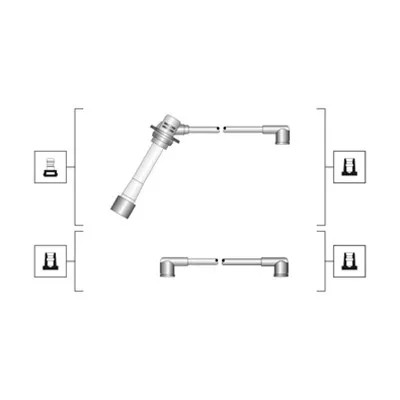 MM MSQ0093 ПАТРУБОК ЗАЖИГАНИЯ / ТРАБЛЕР MAZDA 323/MX3 16V/MX5