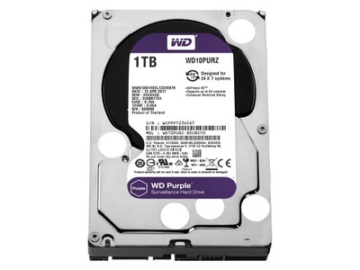 Dysk twardy do monitoringu 1TB HDD 3,5 WD Purple