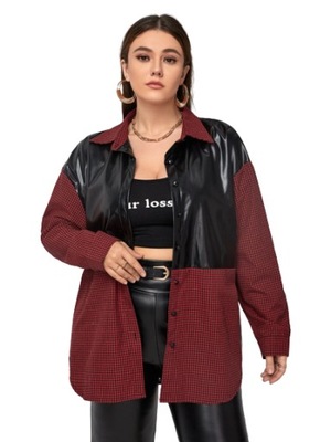 SHEIN PLUS-SIZE KOSZULA DAMSKA Z PASKIEM 46 VUF