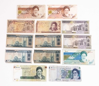 IRAN - ZESTAW BANKNOTÓW (NR 4)