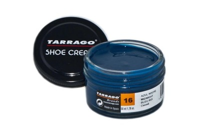Krem na bazie wosku do butów - TARRAGO Shoe Cream 50ml 16 CIEMNO NIEBIESKI