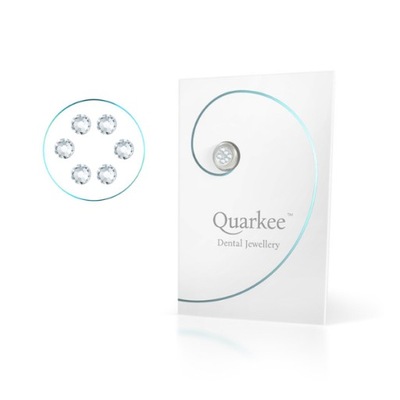 Quarkee Crystal Clear 2,2 mm / 6szt kryształki przezroczyste
