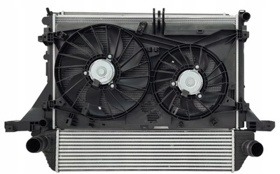 Комплект радиатор + вентилятор renault master 3 10- 2.3d egr 2140000q2f фото №1