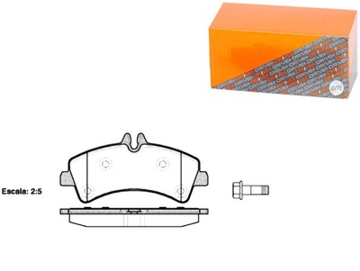 ZAPATAS DE FRENADO PARTE TRASERA MERCEDES SPRINTER 5 09-518CDI 06- DRIVE+  
