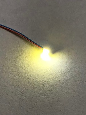 Dioda LED SMD 0805 z przewodami 30 cm ciepły biały