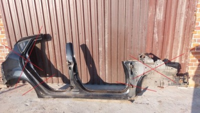 Порог блок двигателя левый ford fiesta mk7 5d d9 фото №1