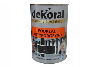 DEKORAL PODKŁAD ANTYKOROZYJNY CZARNY 0,5