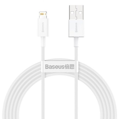 Kabel USB do Lightning Baseus 2.4A 2m biały