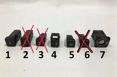 Кнопка переключатель toyota corolla xii e21 18- фото №1