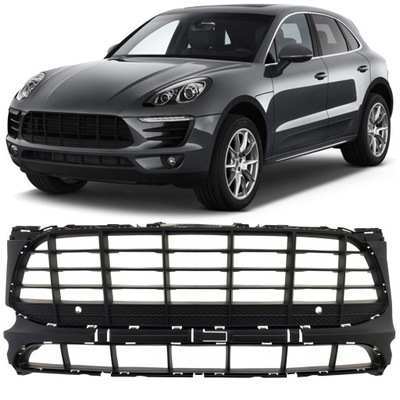 Решётка радиатора бампера передний правый porsche macan 95b 2014-18 фото №1
