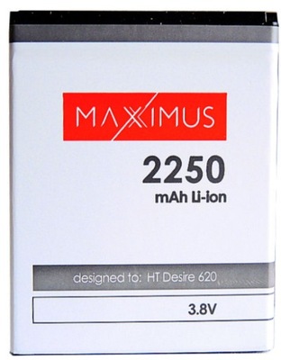 Bateria Maxximus 2250mah do HTC Desire 620