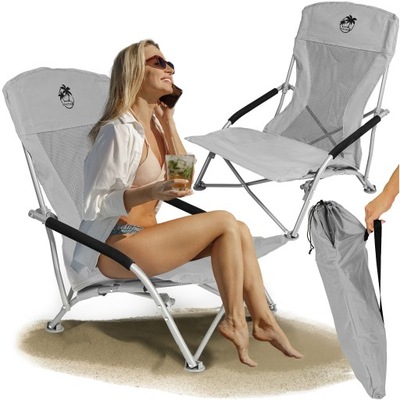 Krzesło turystyczne składane fotel plażowe kempingowe ogrodowe na ryby