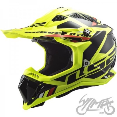 CASCO LS2 MX700 SUBVERTER EVO STOMP YEL. BL. M -06  