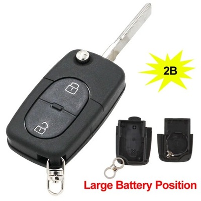 2/2 1/3/3 1 BUTTON REMOTE CAR KEY SHELL CASE FOR AUDI A2 A3 A4 A6 A8~51769  