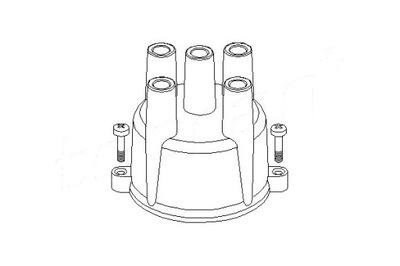 Крышка трамблёра распределителя зажигания topran 202 006 фото №1